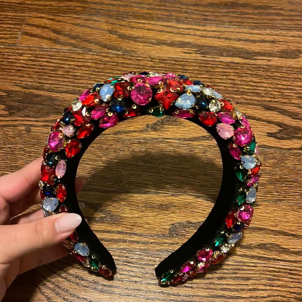 Jeweled headband colorful